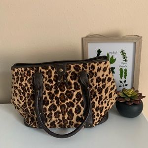SOLD!! leopard print large purse